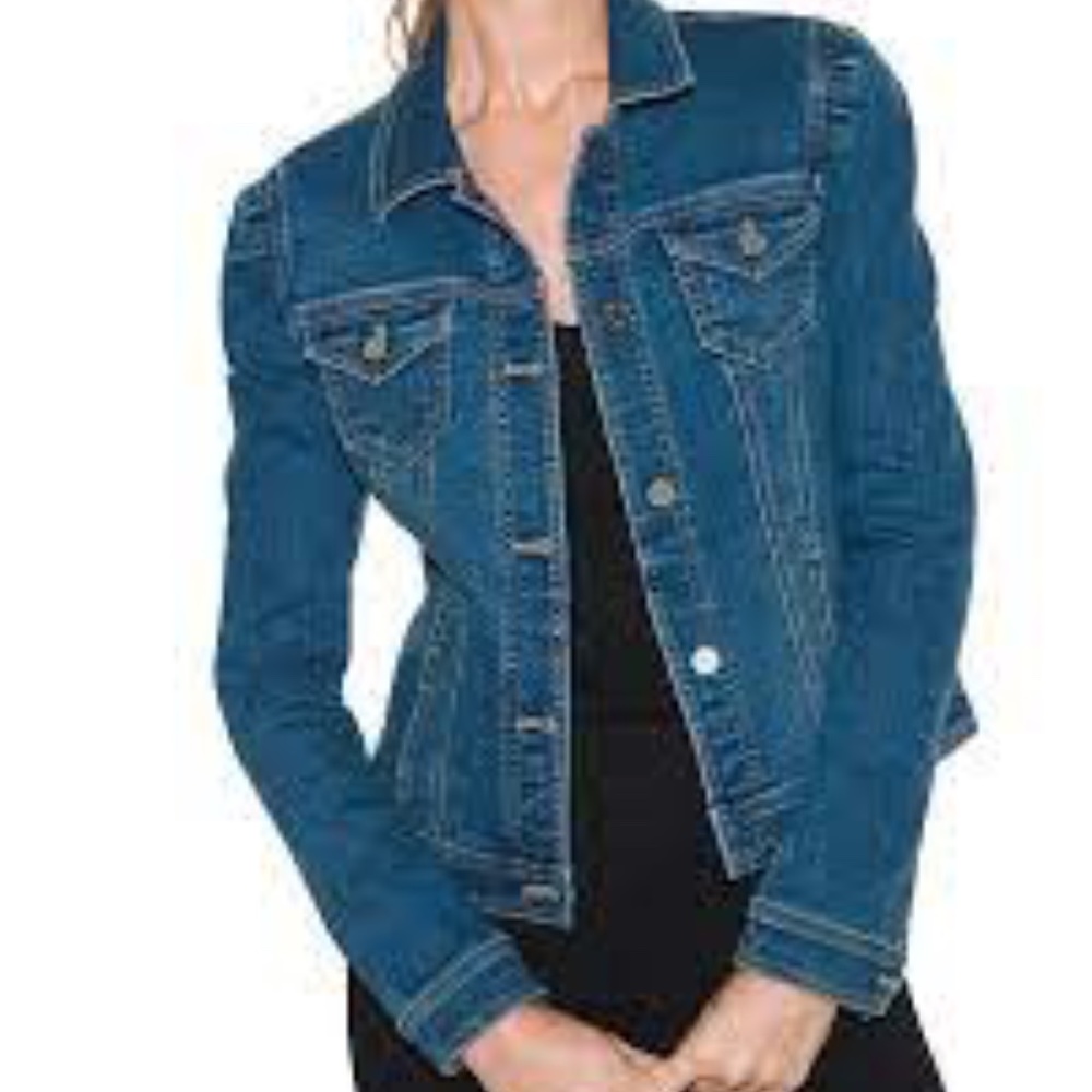❤️❤️FOUND ❤️❤️ ISO WHBM PUFF SLEEVE DENIM JACKET IN SIZE MEDIUM
